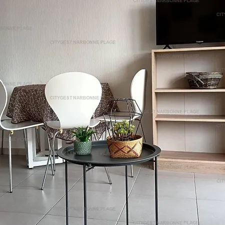 Rénové Narbonne, à 100m De La Plage, Avec Terrasse Et Parking Privé, Climatisation Incluse - Fr-1-619-132 Narbona