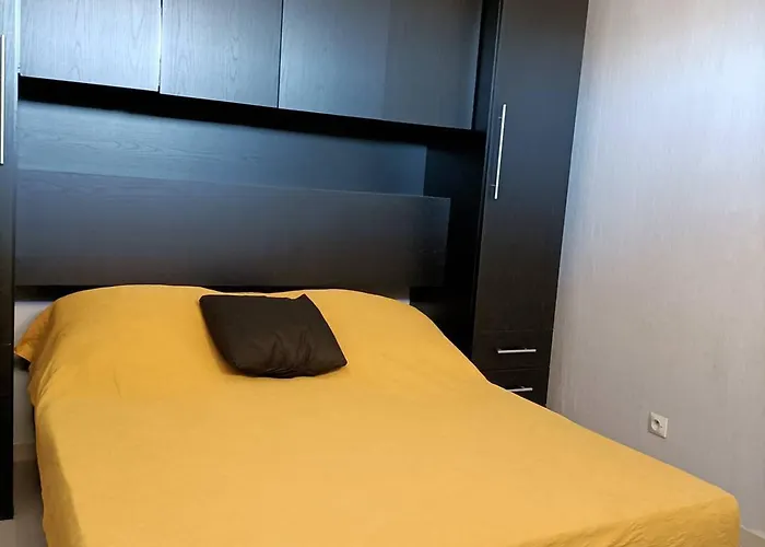 Renove Narbonne, A 100m De La Plage, Avec Terrasse Et Parking Prive, Climatisation Incluse - Fr-1-619-132 דירה נרבון